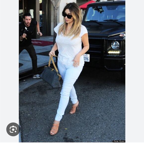 Kardashian Kollection Kim White Skinny Jeans - Picture 8 of 8